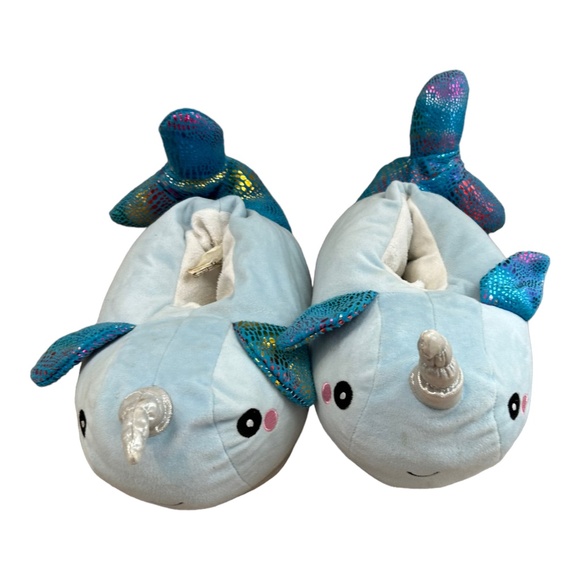 Narwhal Slippers - Adult - Picture 2 of 3